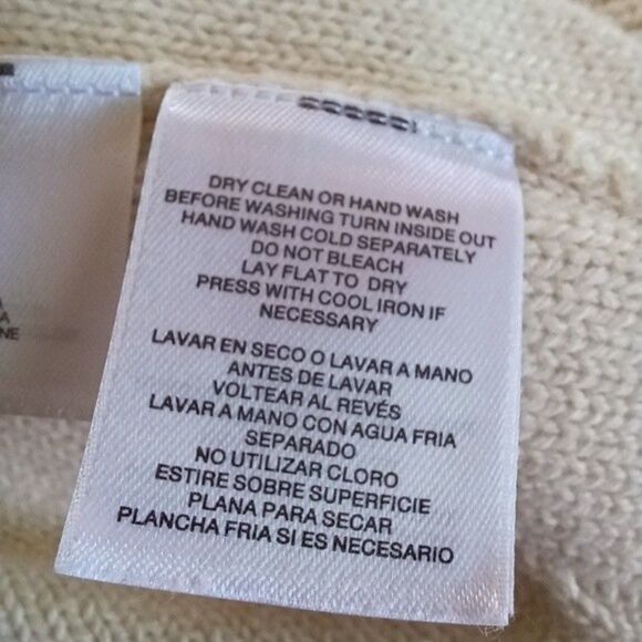 Anne Klein Knit Sweater Turtleneck Pullover Poncho Size Small - Medium - Picture 6 of 11